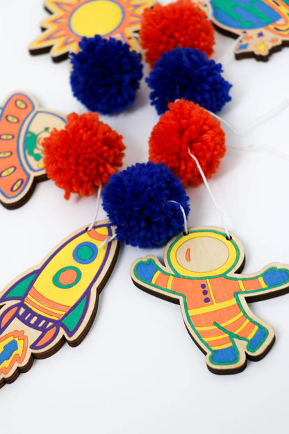 Kids DIY Garland Kit - Outer Space