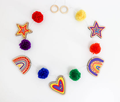 Kids DIY Garland Kit - Rainbow