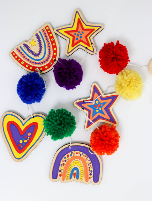 Kids DIY Garland Kit - Rainbow