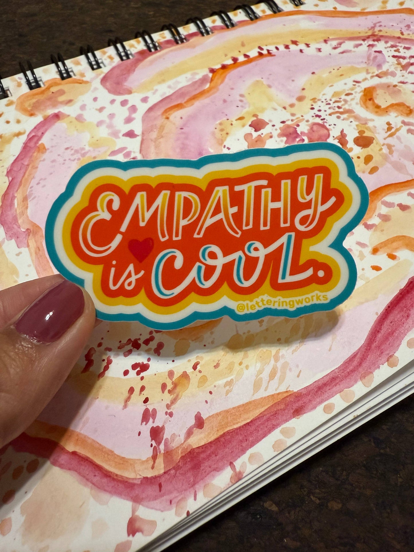 Empathy is Cool Vinyl Sticker