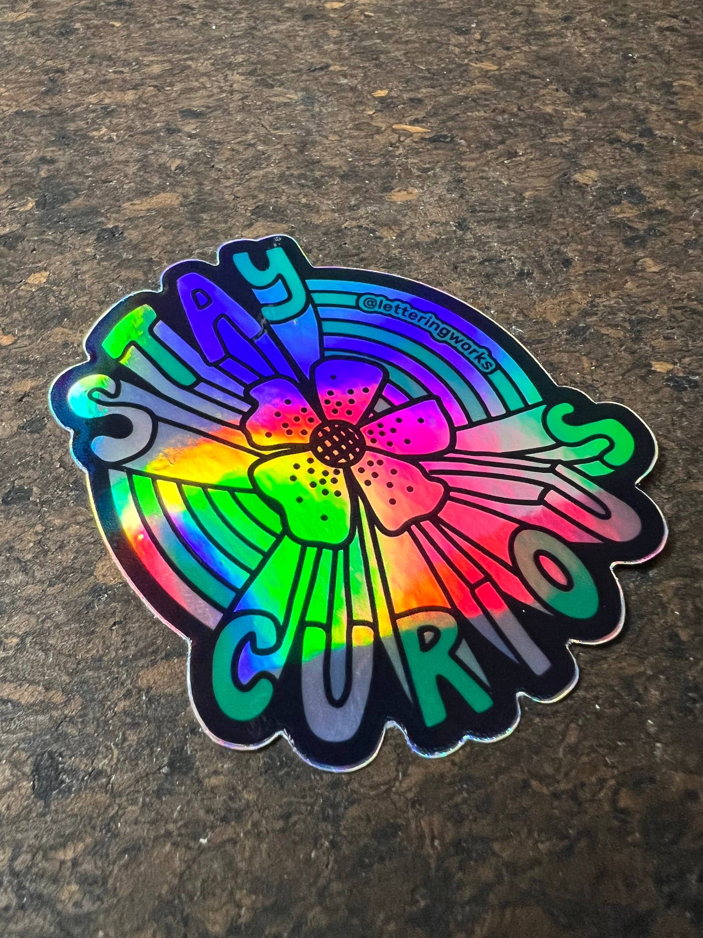 Stay Curious Vinyl Sticker