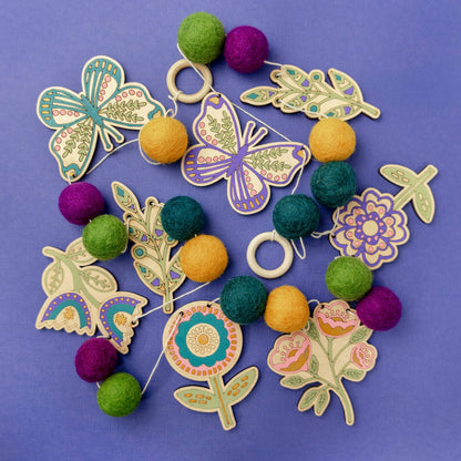 DIY Craft Kit - Folksy Flower Garland