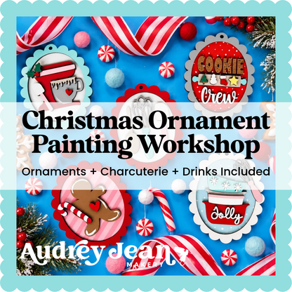 November 14: Christmas Ornament Painting Workshop