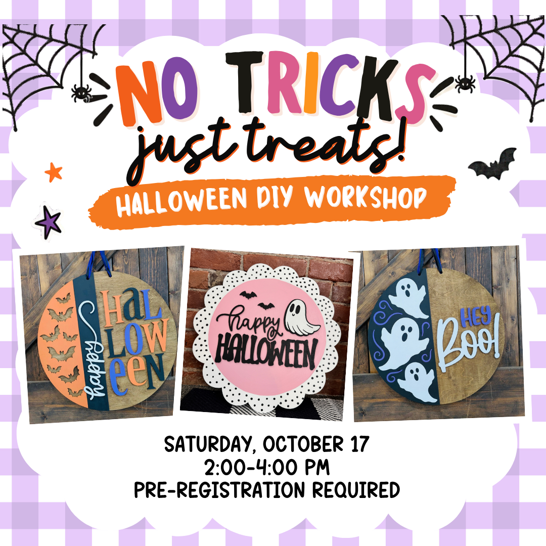 October 17: Halloween Door Hanger Workshop