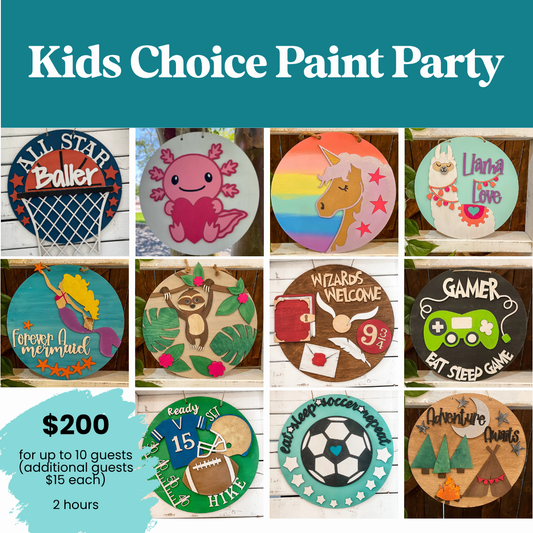 Kids Choice Paint Party