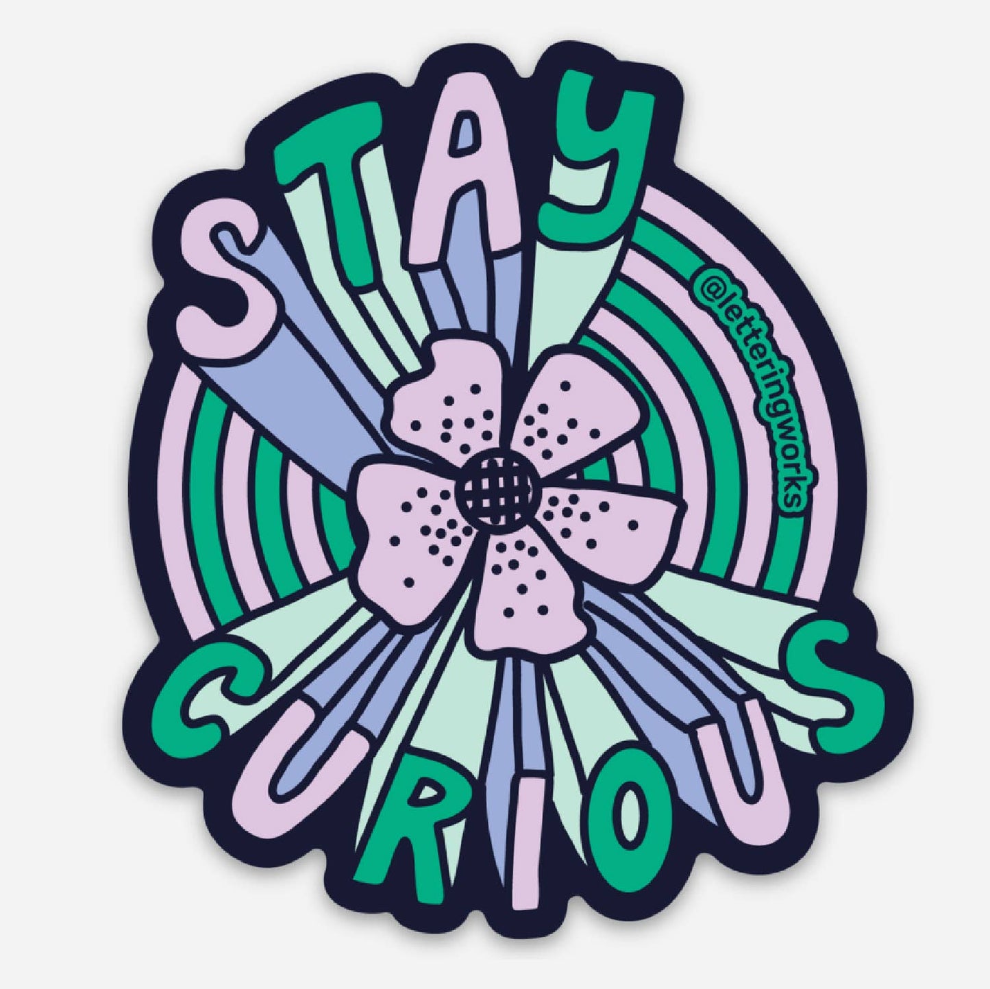 Stay Curious Vinyl Sticker